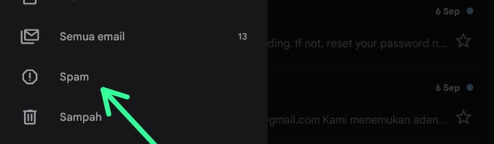 Pilih Spam