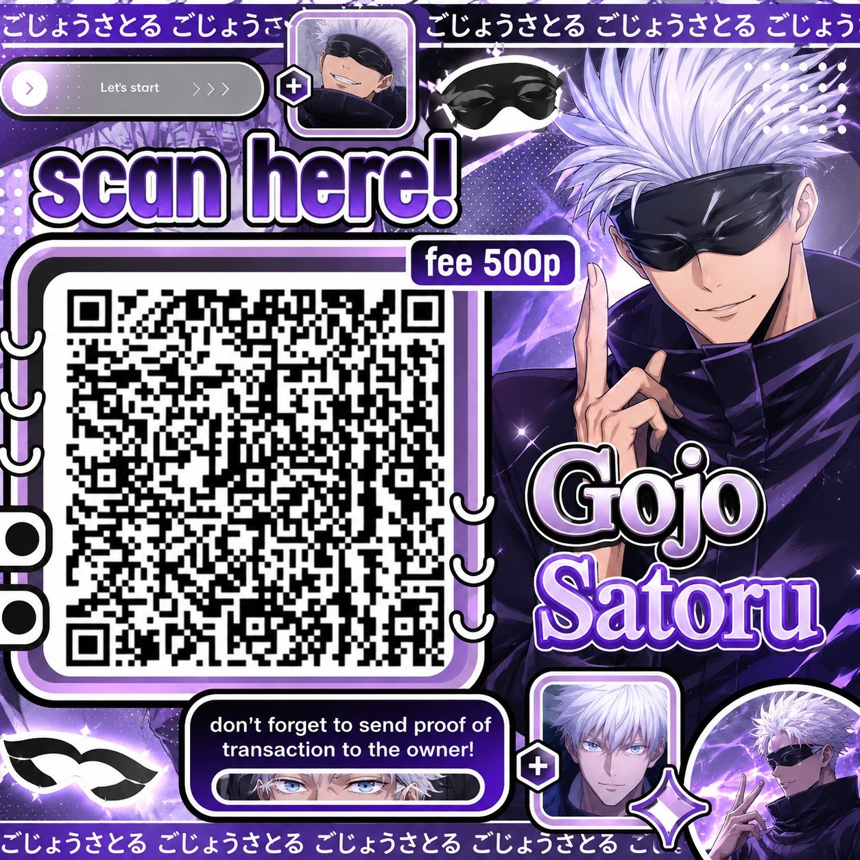 QRIS donasi Ynlinix — scan untuk transfer
